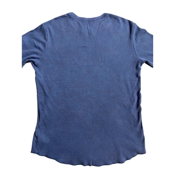 Vtg Y2K Long Sleeve Thermal T-Shirt Eagle Lightning Graphic Grunge Skate Sz L - Picture 8 of 9